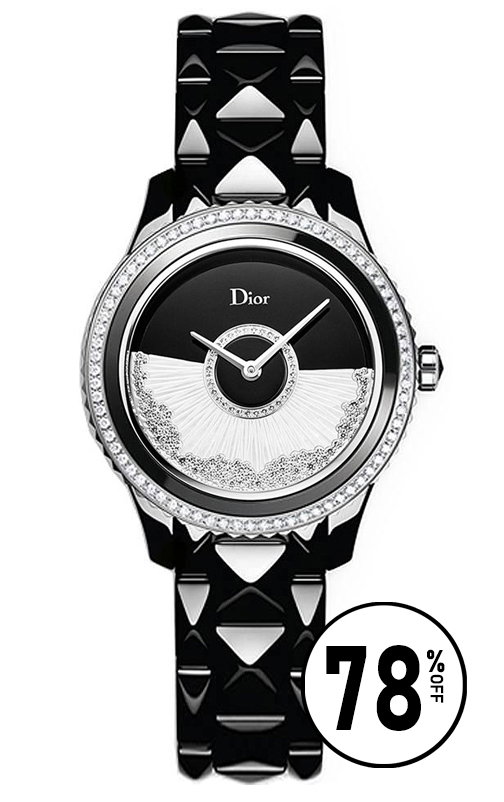 VIII Grand Bal Black Ceramic Women's Watch CD124BE3C003