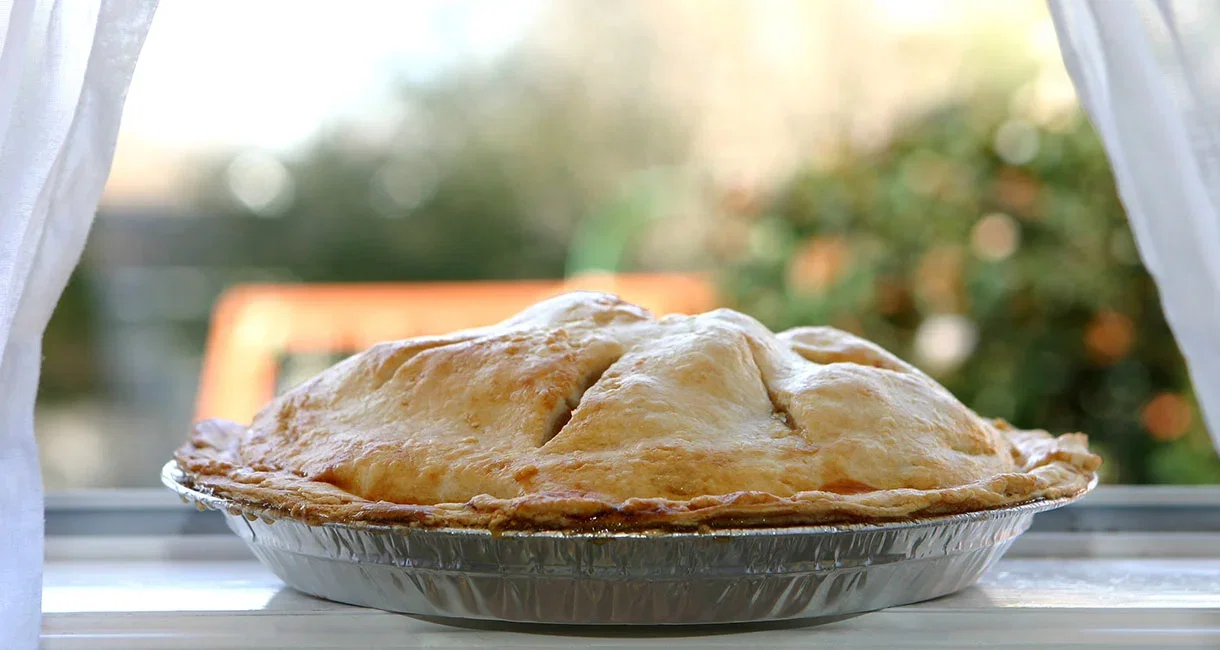 Resting a pie