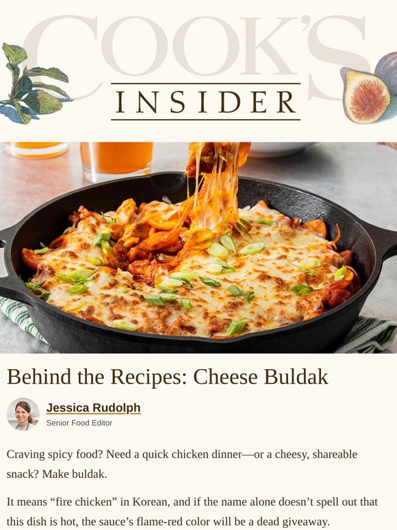 Cook’s Insider: Spicy, Cheesy Korean Fire Chicken