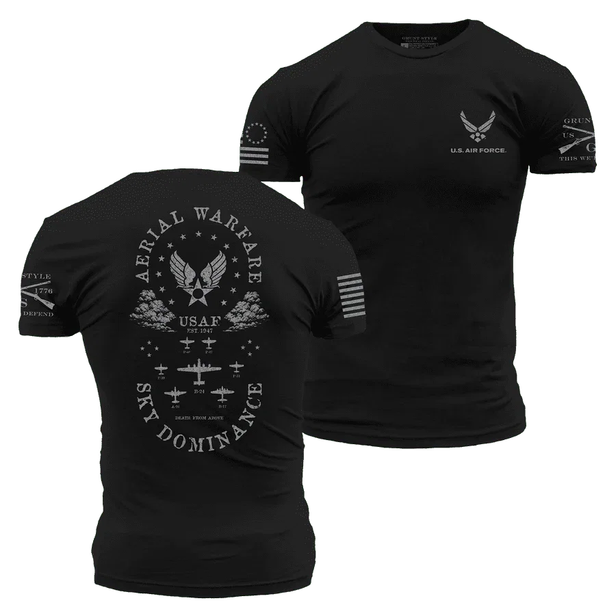 Image of USAF™ - Aerial Warfare T-Shirt - Black
