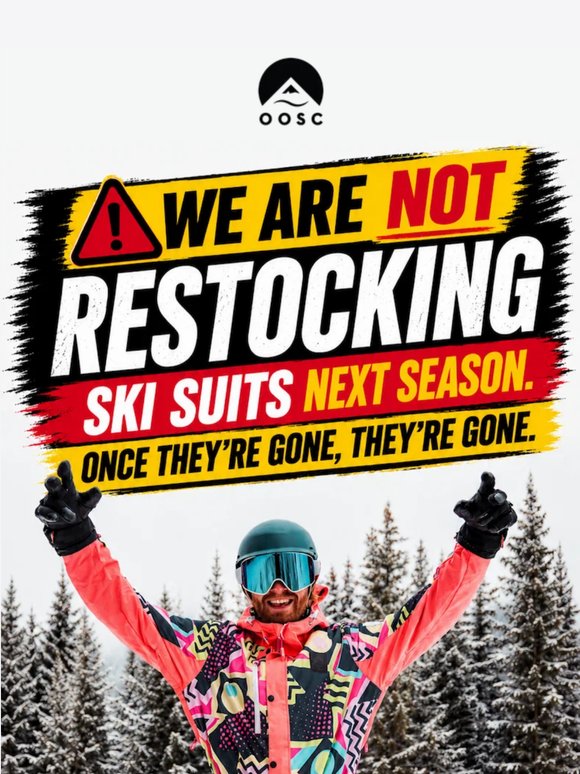 Say Goodbye to Ski Suits 💔