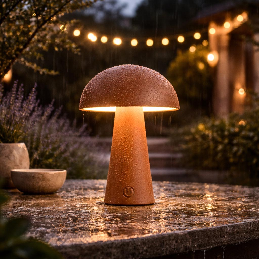 Arvento table lamp in wet conditions