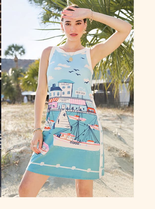 Madolyn Snap Dress Admiral Marina