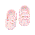 Image of O'Creme Pink Gumpaste Baby Booties