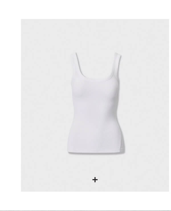 Shop The Essential Ribbed U-Neck Tank