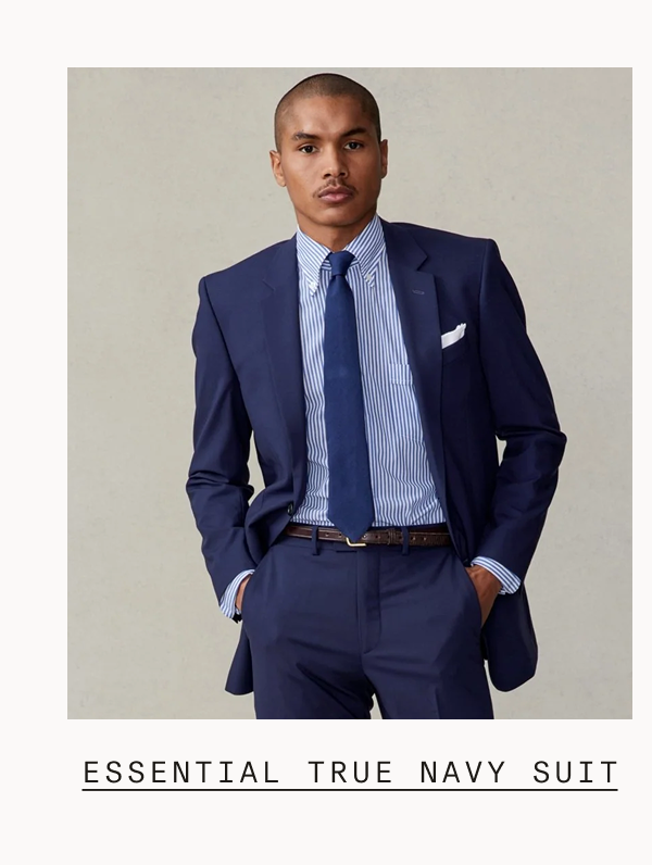 Essential True Navy Suit