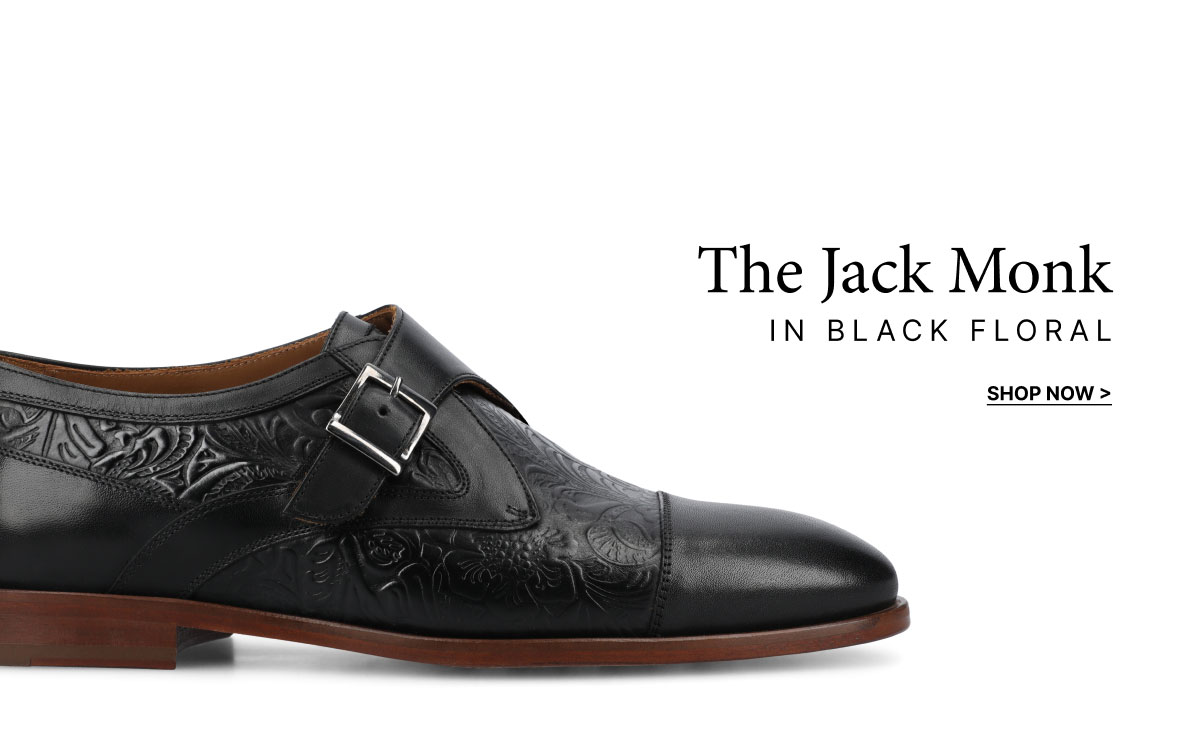 The Jack Monk in Black Floral