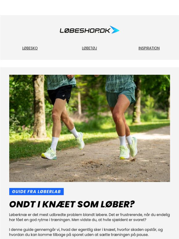 Ondt i knæet som løber?🦵