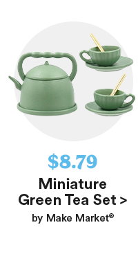 Miniature Green Tea Set