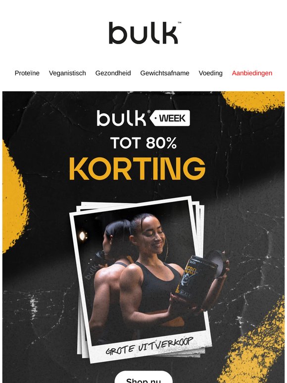 De Bulkweek is officieel begonnen!