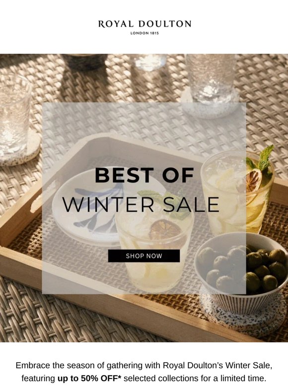 Best of Royal Doulton's Winter Sale