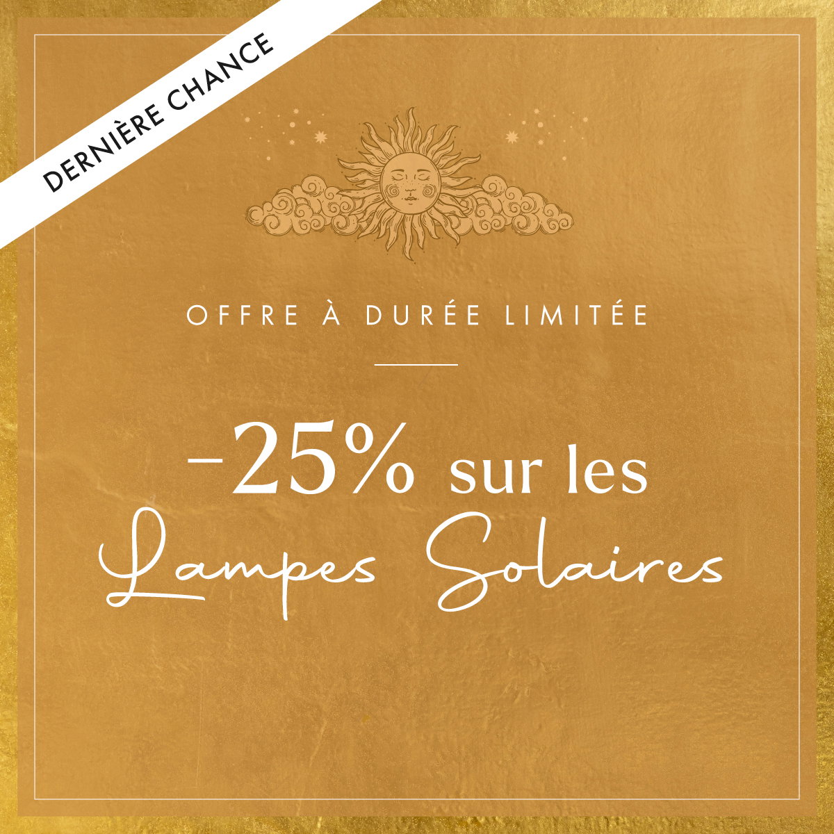 Vente flash: -25% sur les lampes solaires