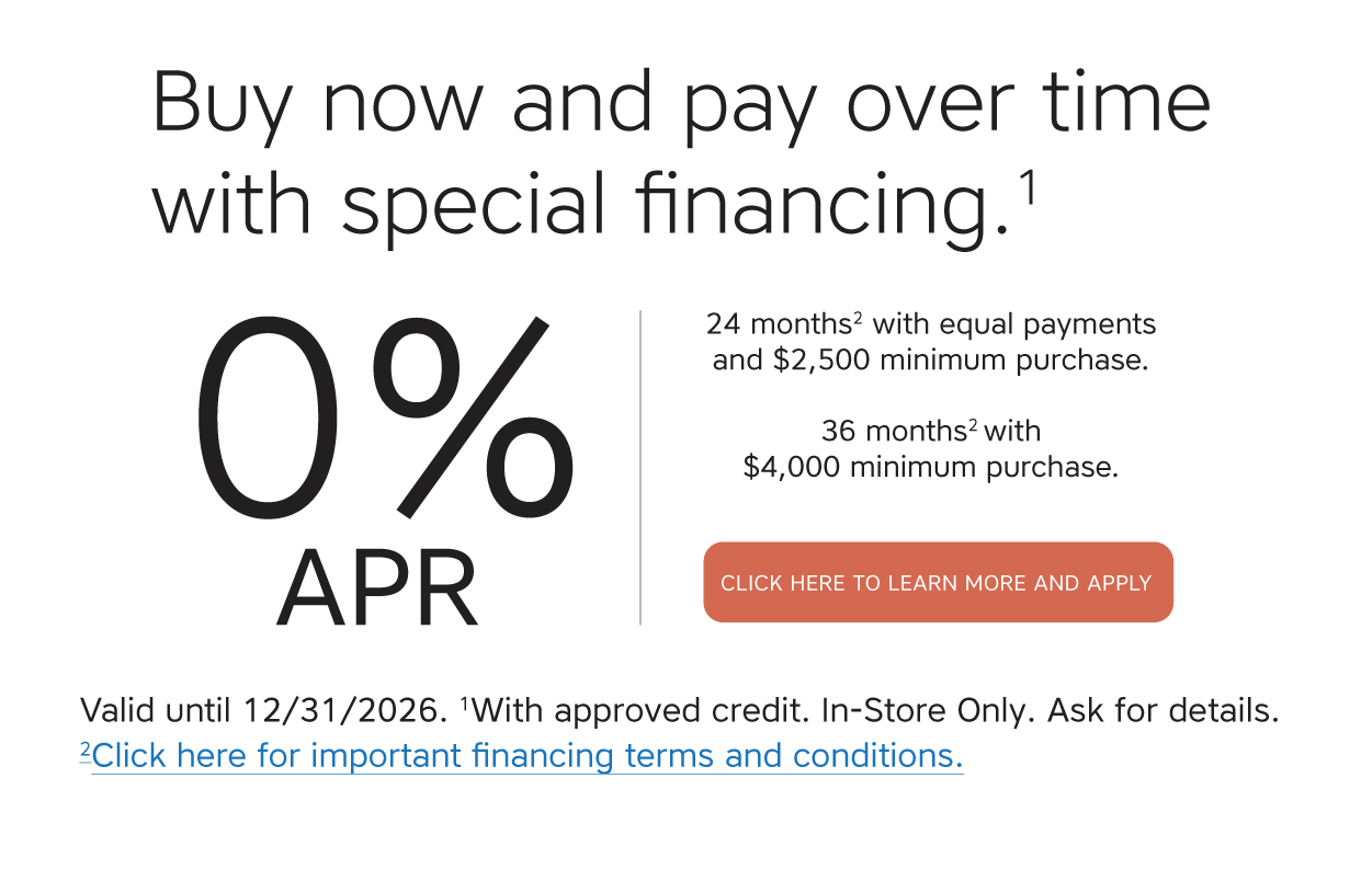 Special Financing Options