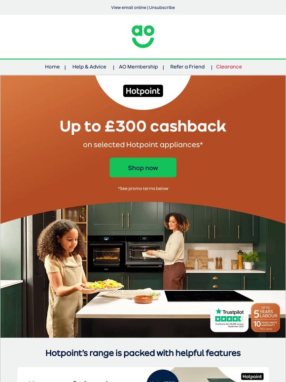 Washing machines from £419 | Tumble dryers from £449
