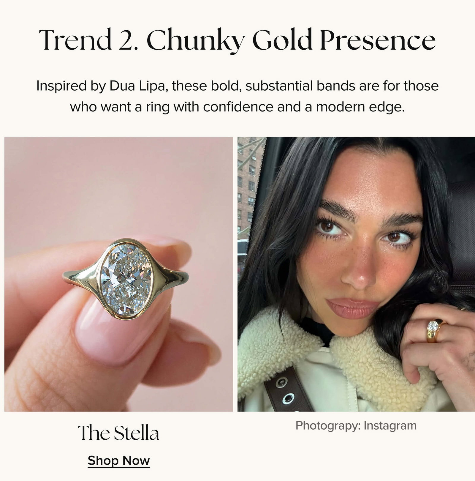Trend 2. Chunky Gold Presence - The Stella