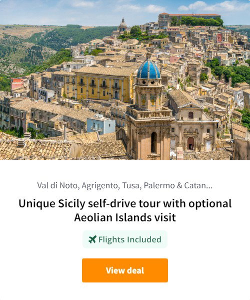 Unique Sicily self-drive tour with optional Aeolian Islands visit