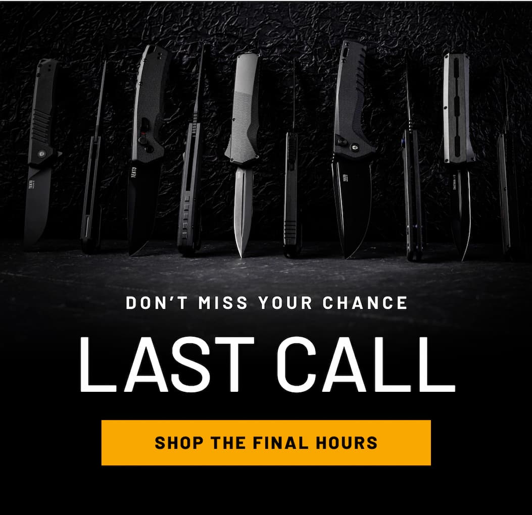 Tekto black lineup with memorial day offer last call.