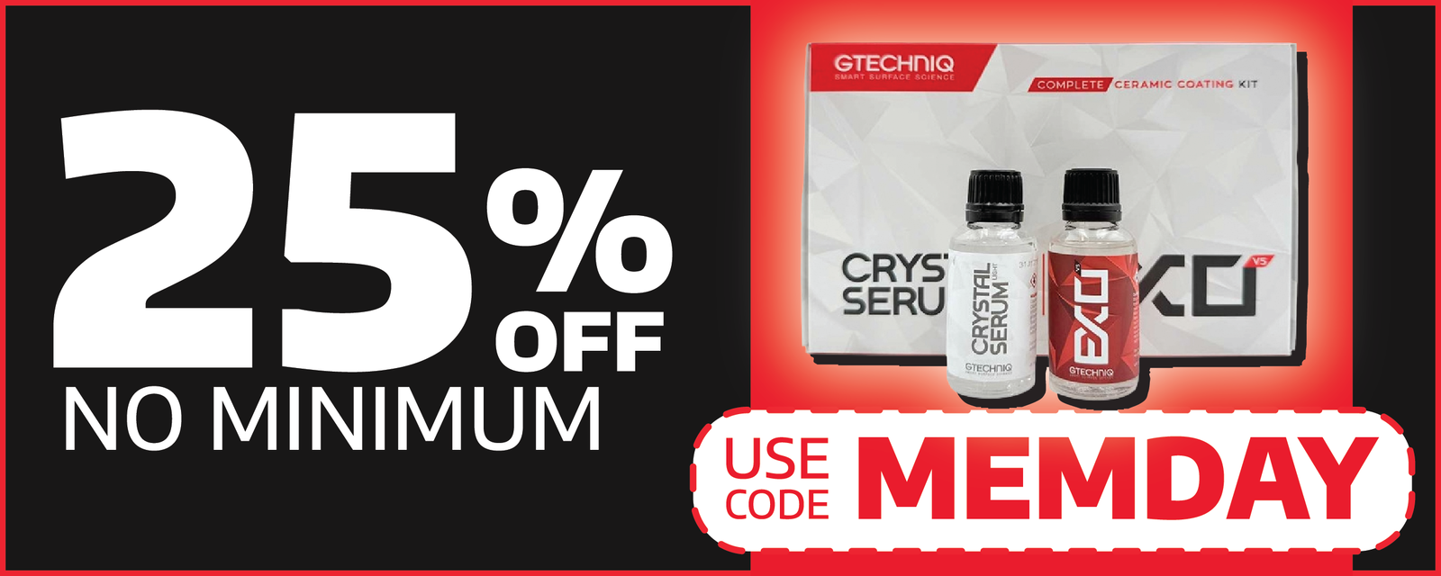 25% Off All Orders - No Minimum Required!