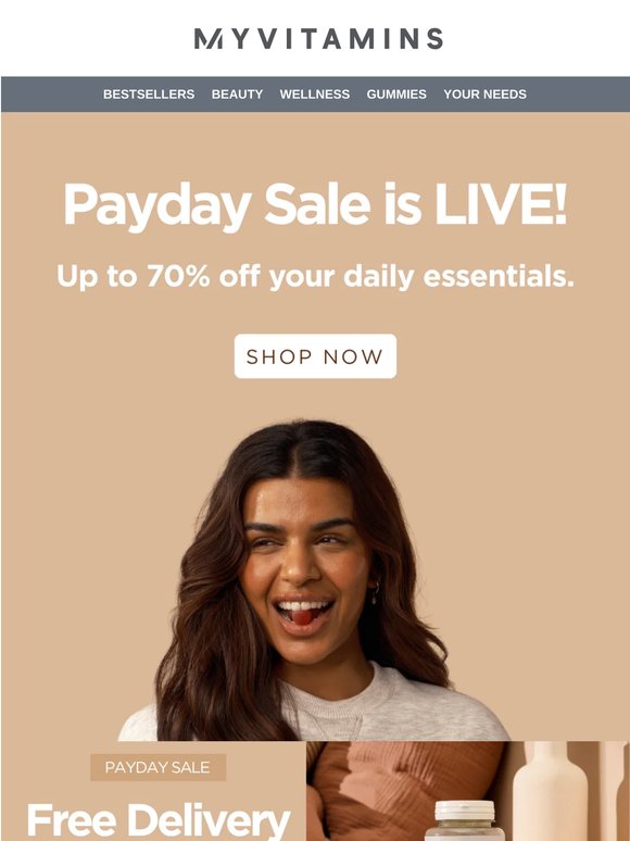 Payday Sale Has Arrived!