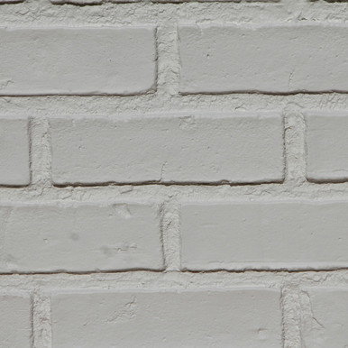 Faux Brick in Coconut White