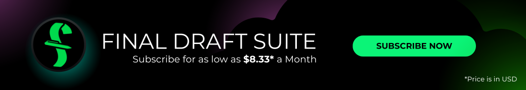 Final Draft Suite Banner Ad