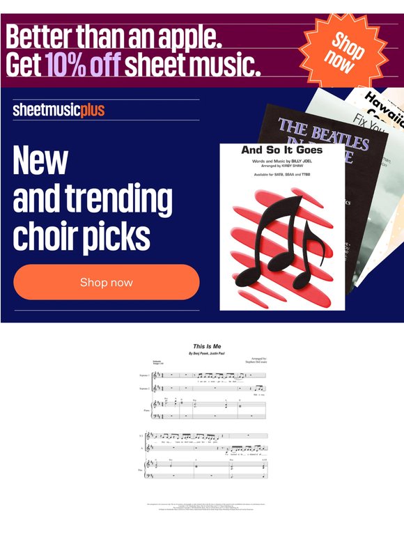 What choirs are loving this week 🎼