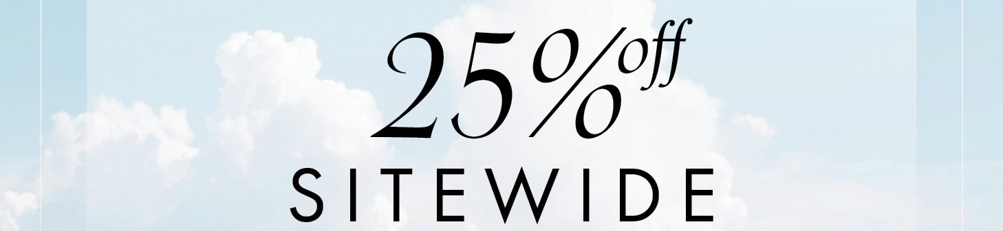 25% off Sitewide