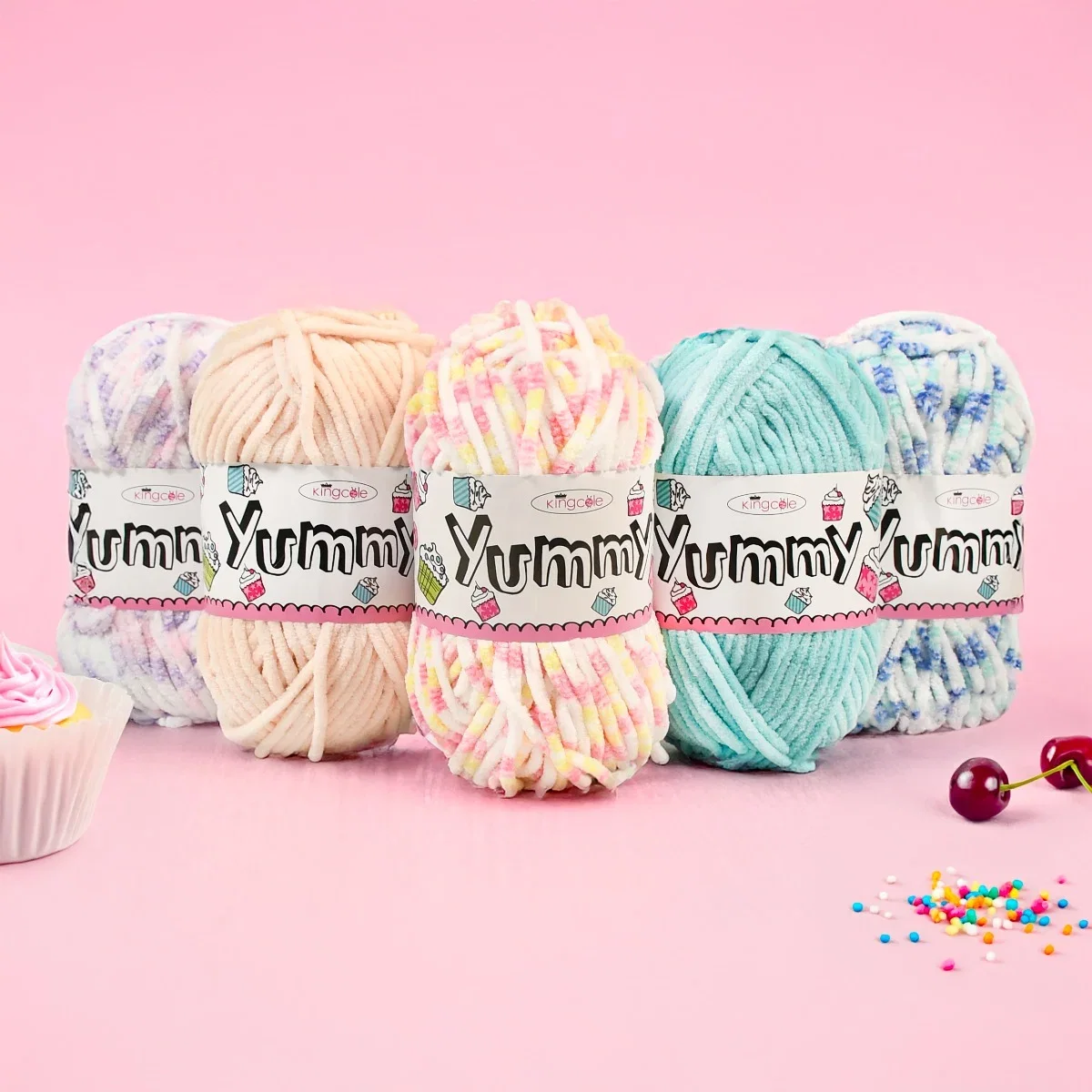 Image of King Cole Yummy Chunky Yarn  - 100 grm Ball