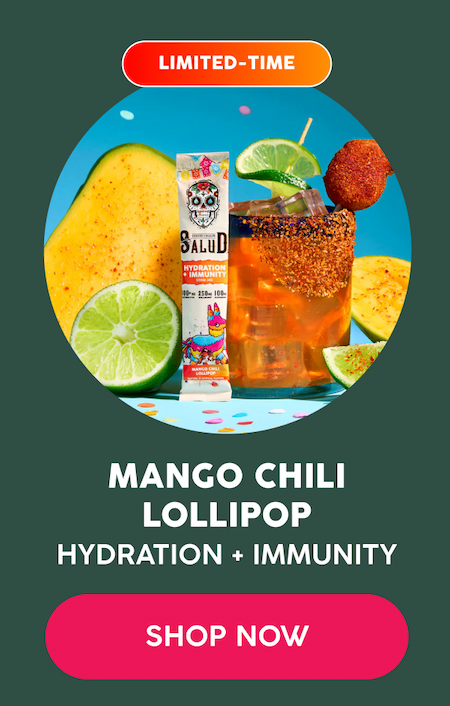 Limited-Time | Mango Chili Lollipop | Hydration + Immunity | Shop Now