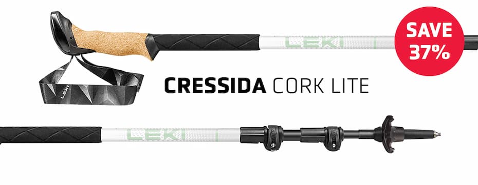 Save 37% on Cressida Cork Lite trekking poles - Shop Now