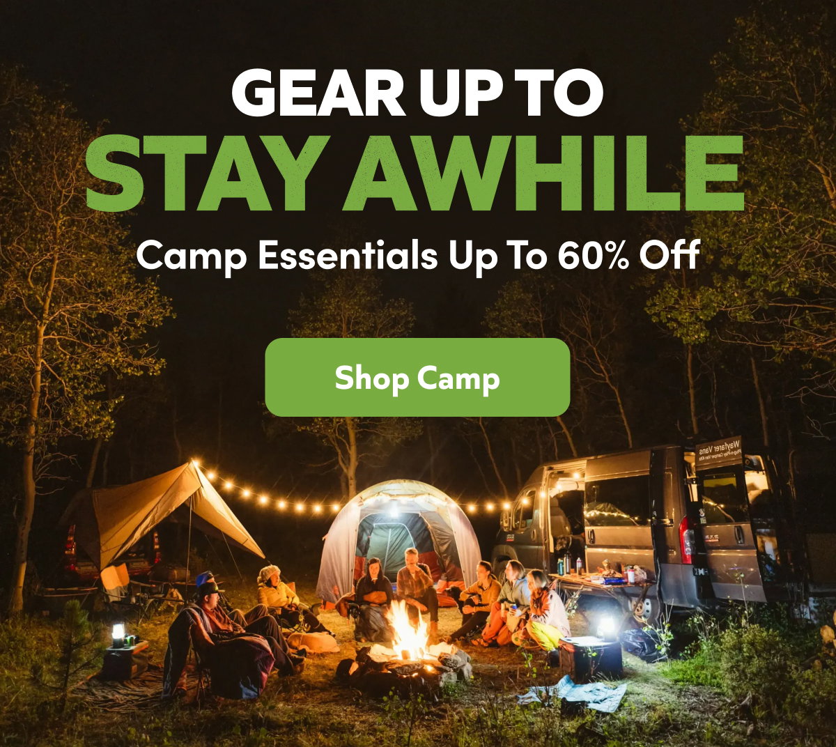 Camping Essentials Up To 60% Off!