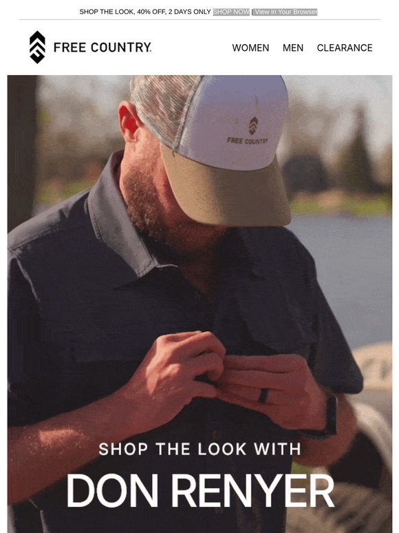 Shop the Look with 40% OFF!