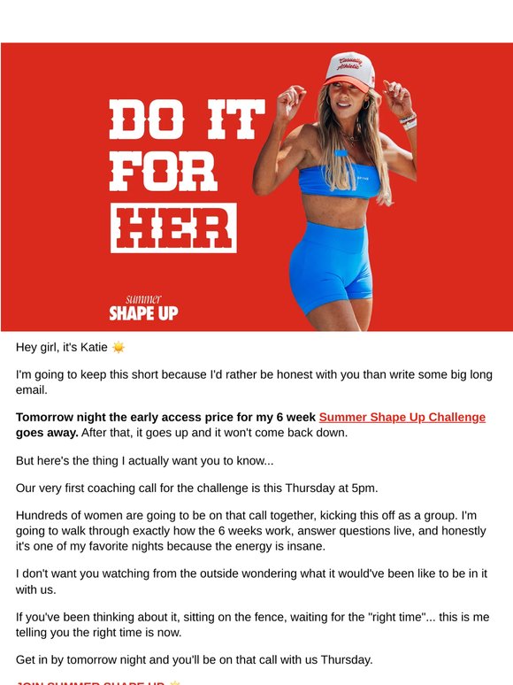 Your first coaching call is Thursday...