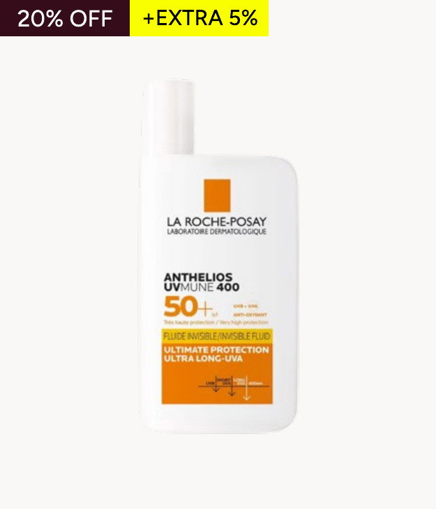 La Roche-Posay Anthelios UVMune 400 Invisible Fluid Non-Perfumed Suncream SPF50+ 50ml
