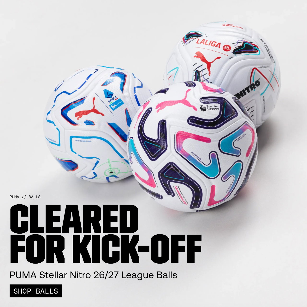 NEW PUMA Stellar NitroFoam 26/27 League Balls