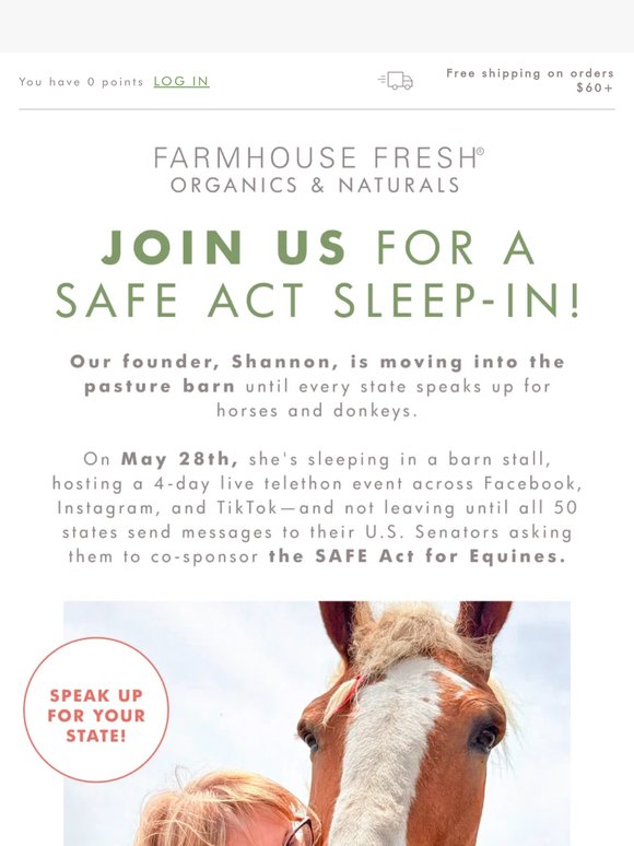 Our founder is moving to the barn! We need your help 🐴