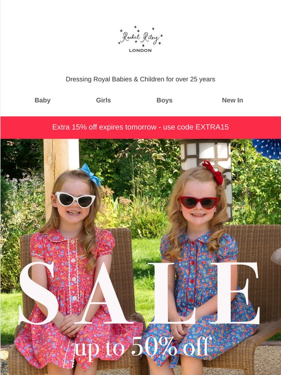 Your EXTRA 15% OFF Expires Tomorrow! 🤩