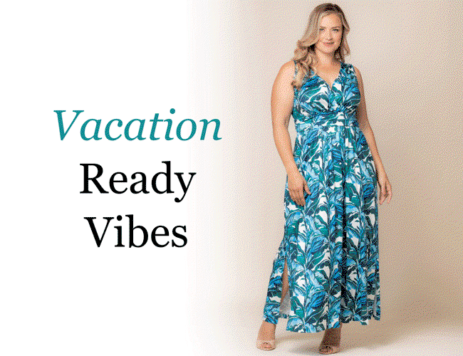 Daniela Teal Palm Print