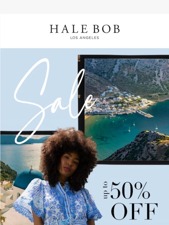 A Santorini Sale Moment 🩵