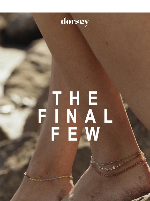 ENAMEL ANKLETS | ALMOST GONE