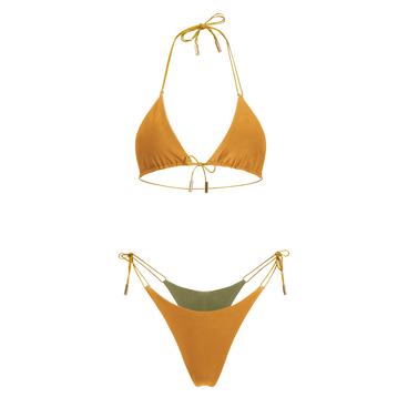 Olive Bikini Top