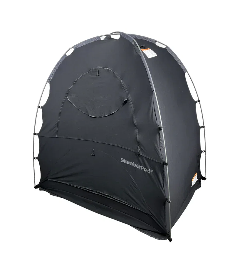 Image of SlumberPod 3.0 Sleep Canopy, Black with Gray Accents