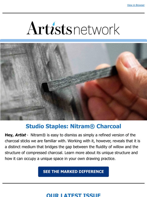 Studio Staples: A Closer Look at Nitram® Charcoal