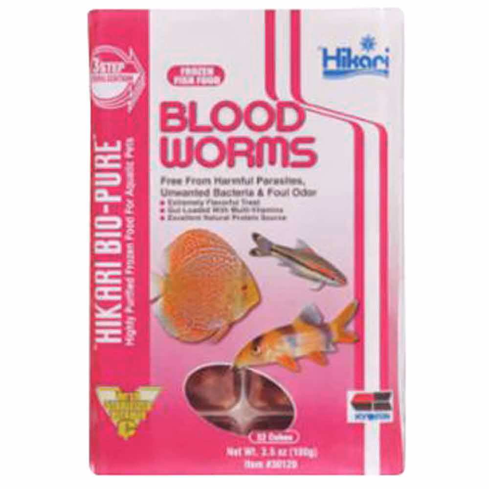 Image of Hikari - FZN Bio-Pure Blood Worm Cubes 3.5oz