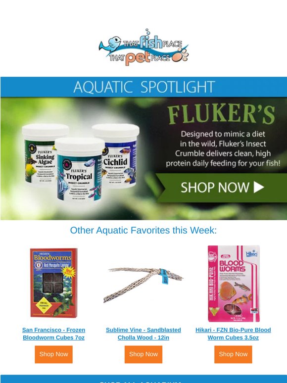NEW 🐟 Fluker's Insect Crumble for Your Fish!