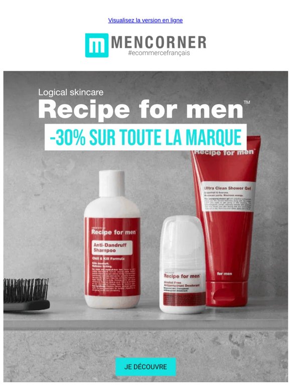 -30% sur vos essentiels soin & rasage 🩵