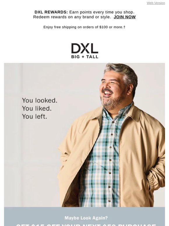 Looked Good Then. Looks Better with $15 Off.