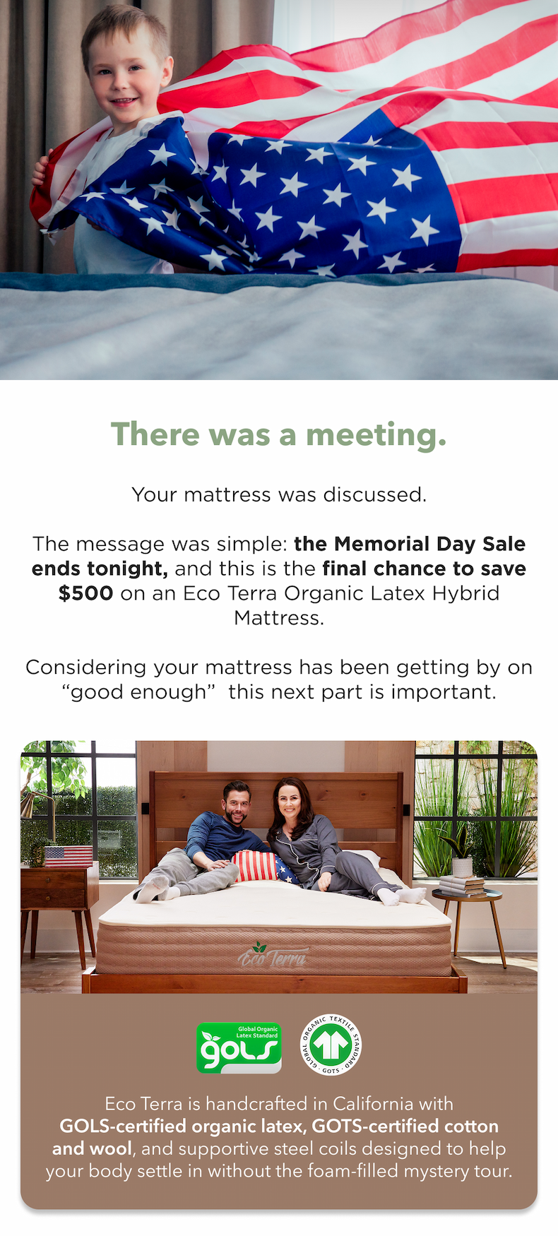 The Memorial Day Sale ends tonight