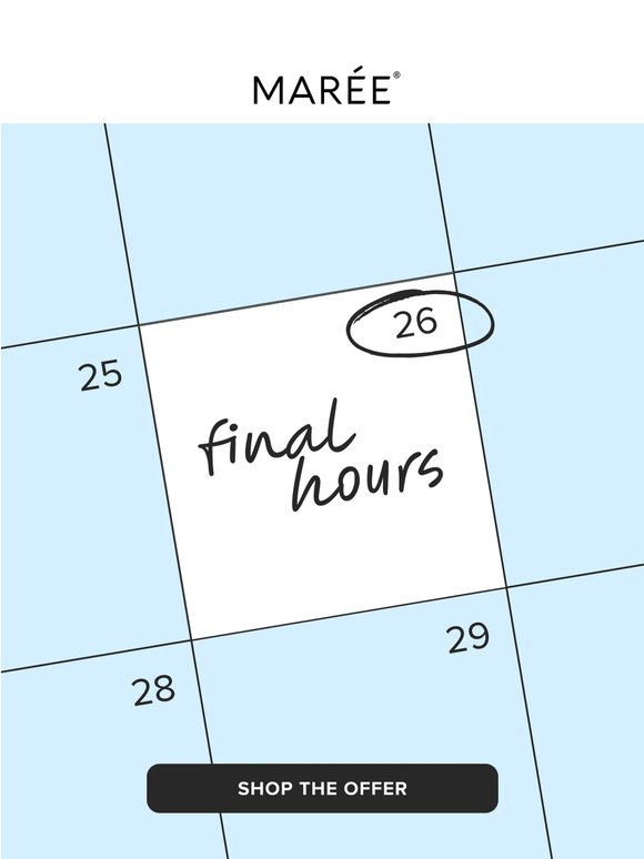 Last Chance - 25% Off Ends Today