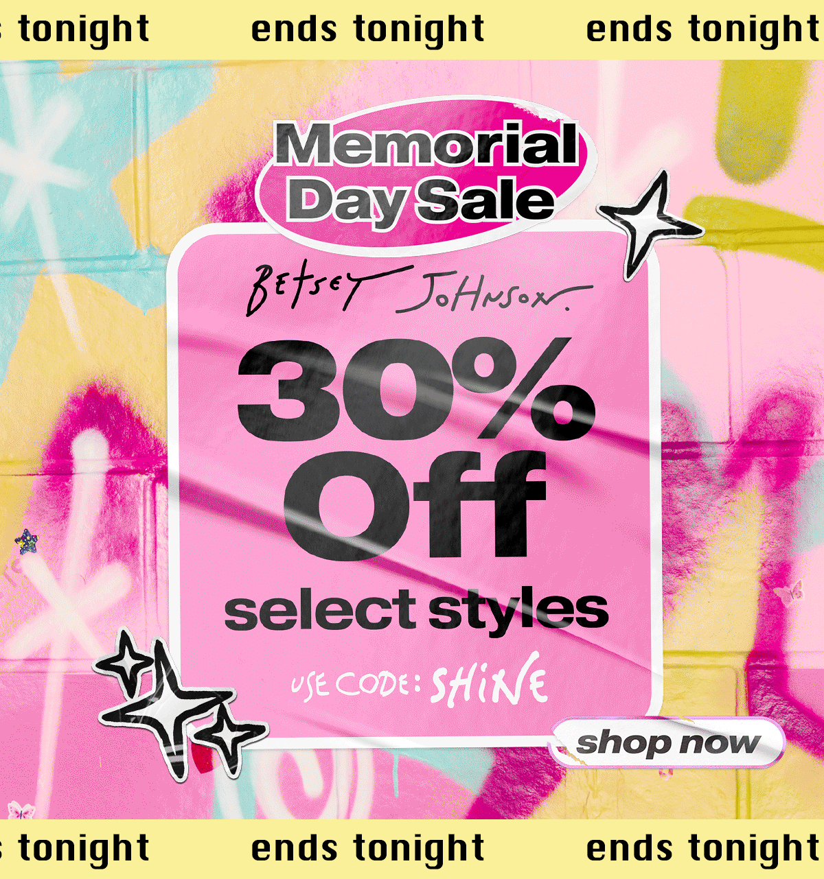 30% off select styles